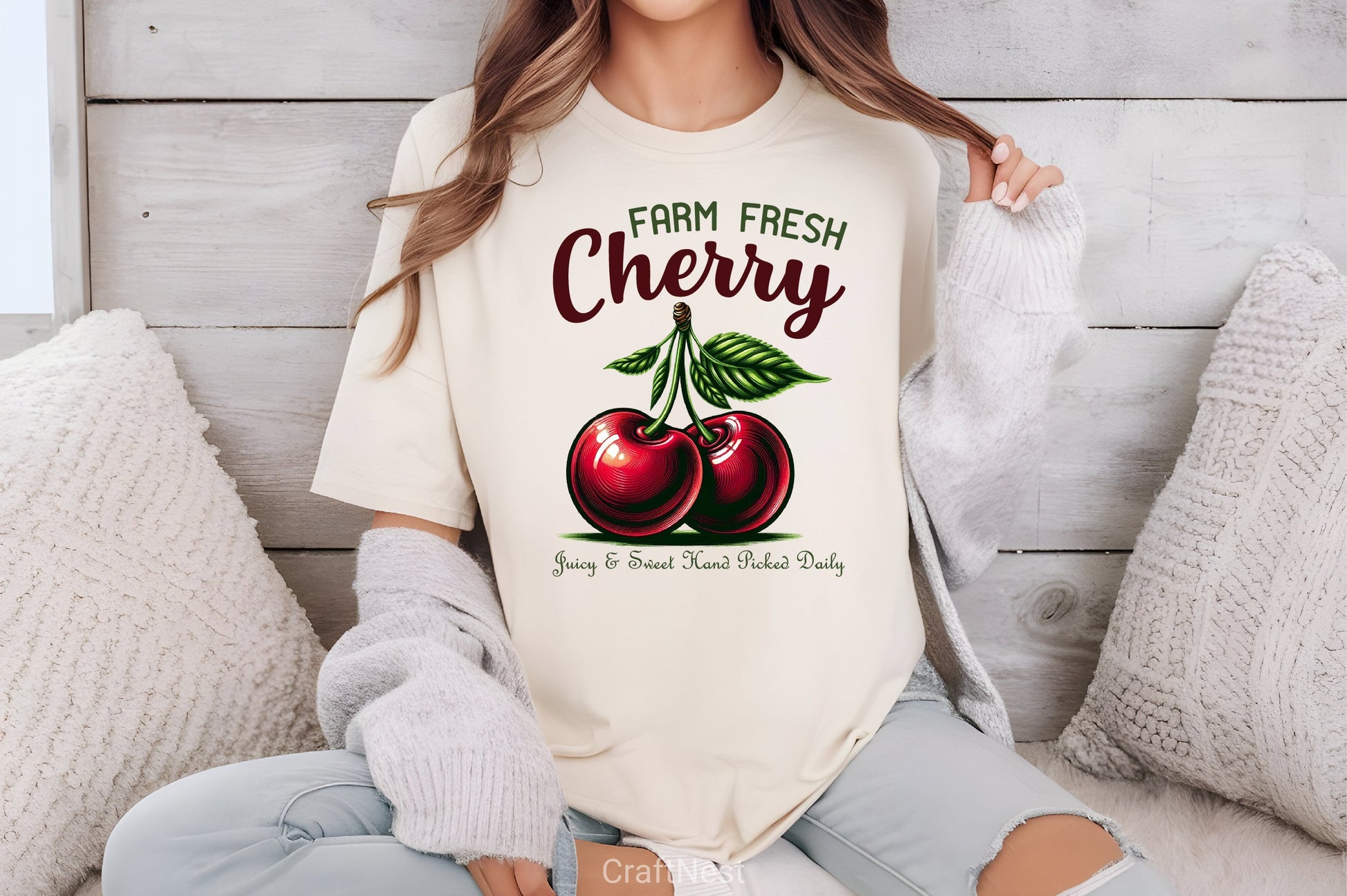 Farm Fresh Cherry Clipart Bundle - CraftNest - Digital Crafting and Art