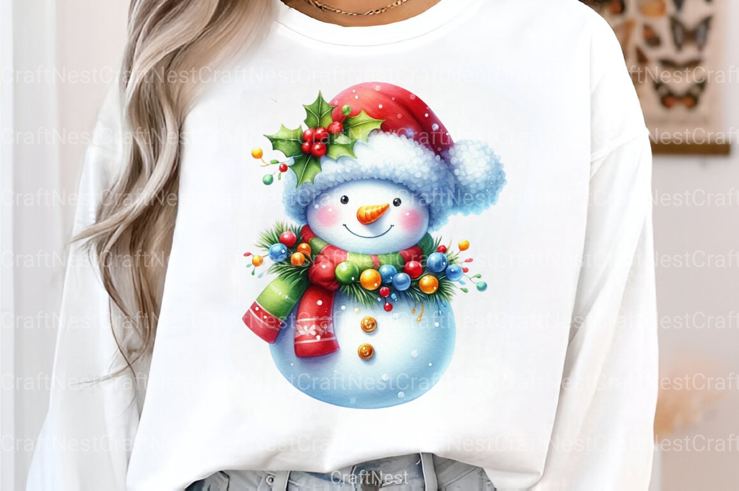 Funny Snowman Winter Clipart Bundle - CraftNest - Digital Crafting and Art