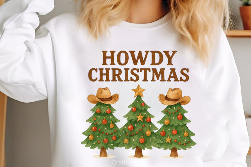 Howdy Christmas Clipart Bundle - CraftNest - Digital Crafting and Art