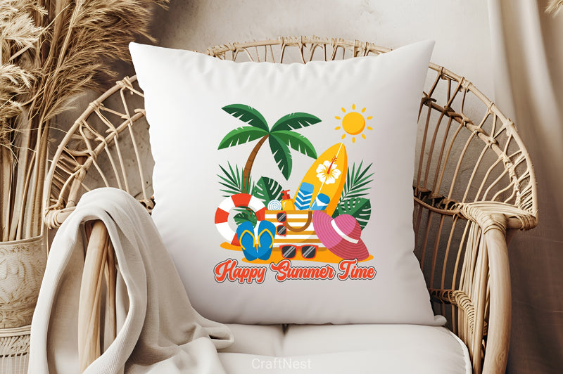 Happy Summer Clipart Bundle 5 - CraftNest - Digital Crafting and Art