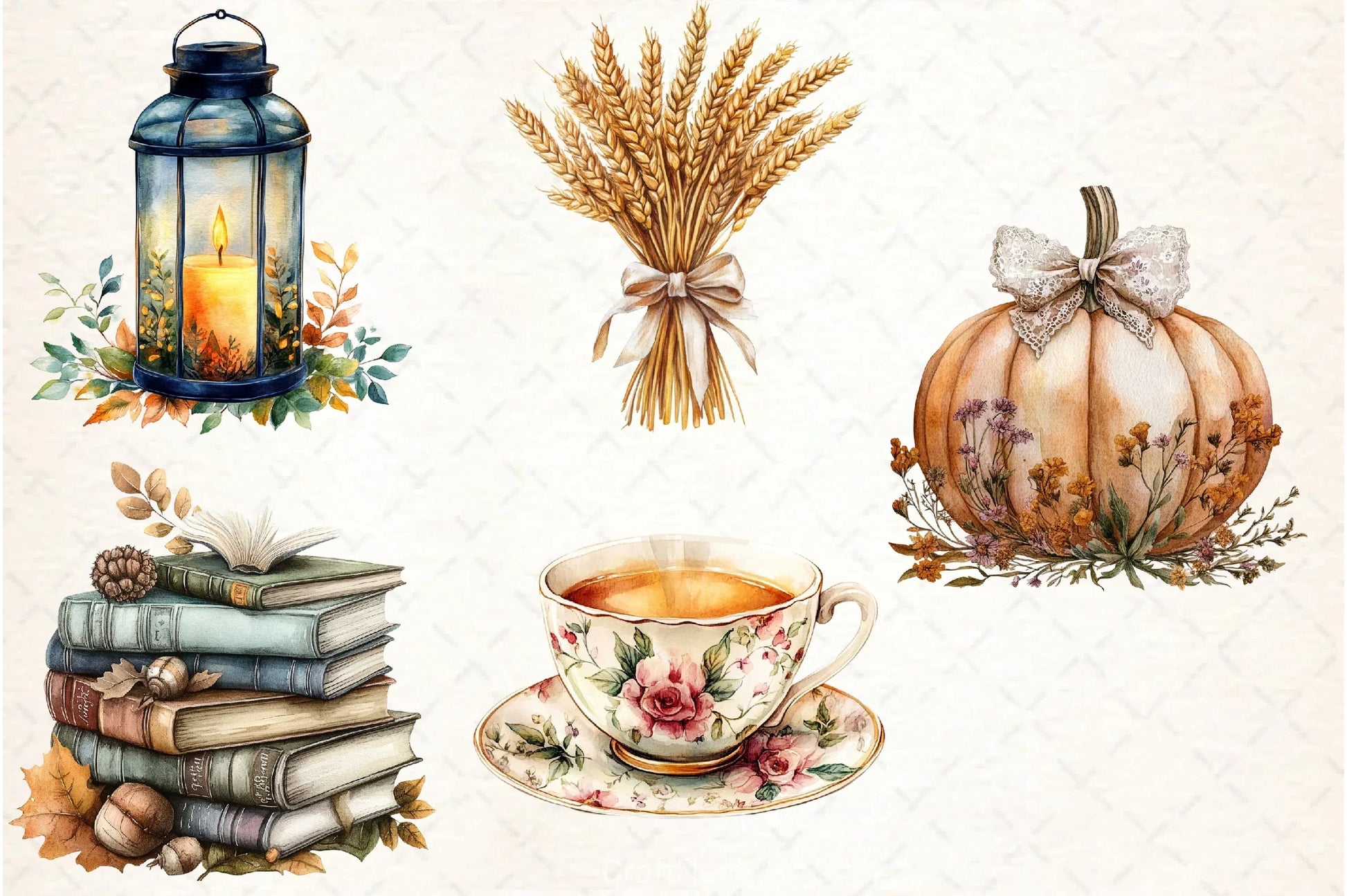 Cozy Autumn Clipart Bundle 6 - CraftNest - Digital Crafting and Art