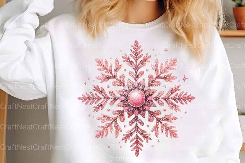 Pink Christmas Clipart Bundle 112 - CraftNest - Digital Crafting and Art