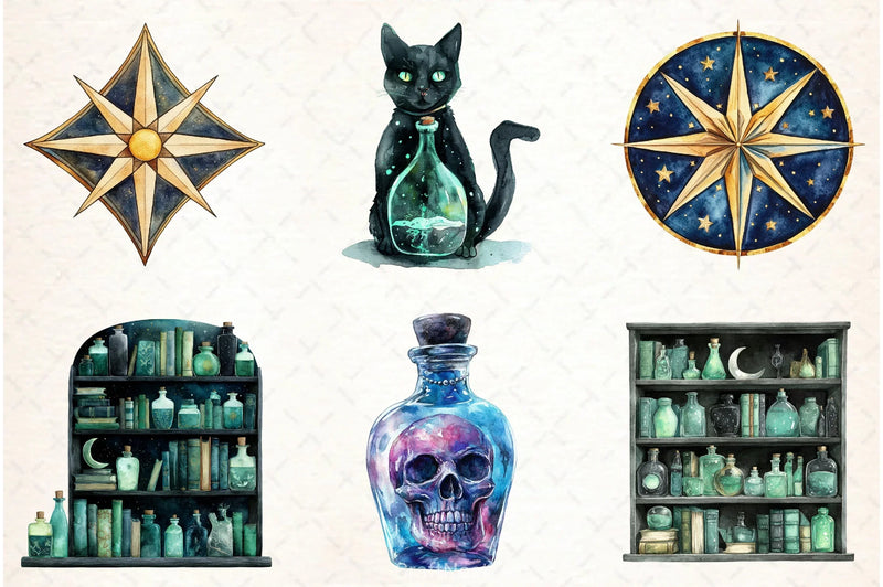 Halloween Clipart Bundle 7 - CraftNest - Digital Crafting and Art