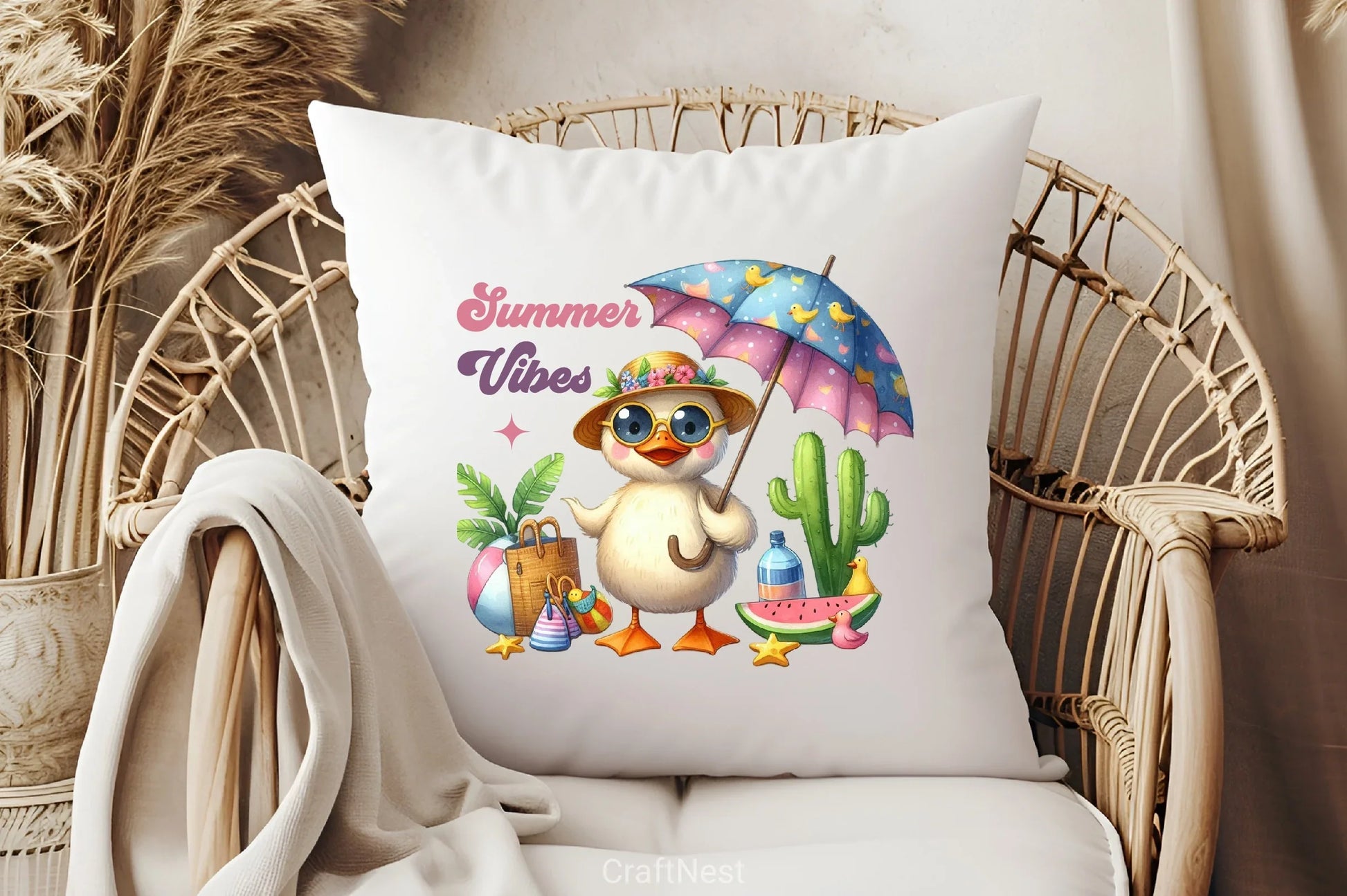 Summer Vibes Clipart Bundle 5 - CraftNest - Digital Crafting and Art