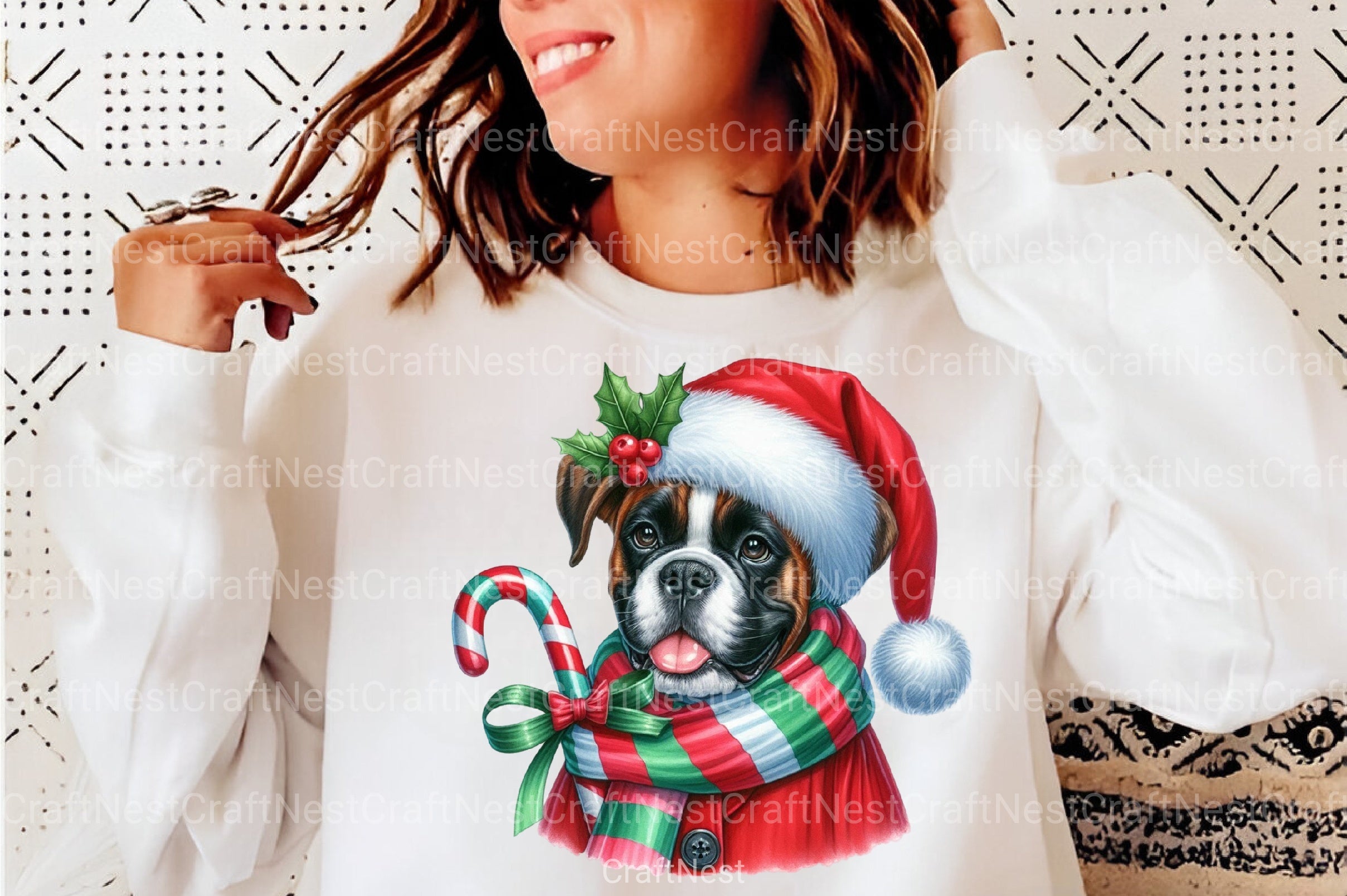 Christmas Dogs Clipart Bundle 666 - CraftNest - Digital Crafting and Art