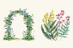 Wild Floral Clipart Bundle - CraftNest - Digital Crafting and Art