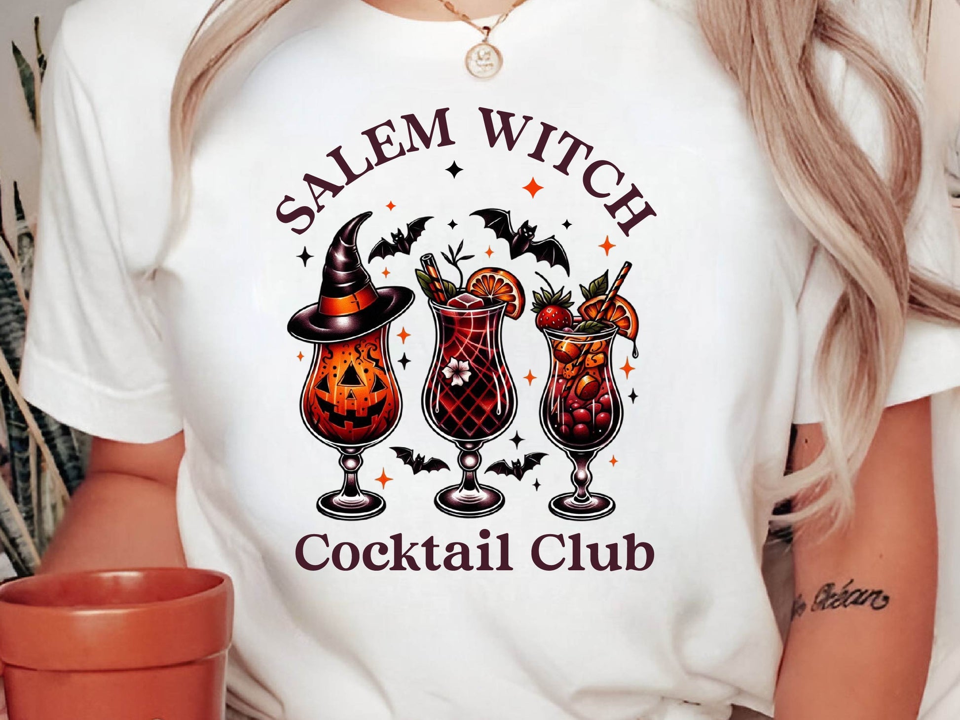 Salem Witch Cocktail Club Halloween Clipart Bundle - CraftNest - Digital Crafting and Art