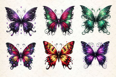 Butterflies Butterfly Clipart Bundle - CraftNest - Digital Crafting and Art
