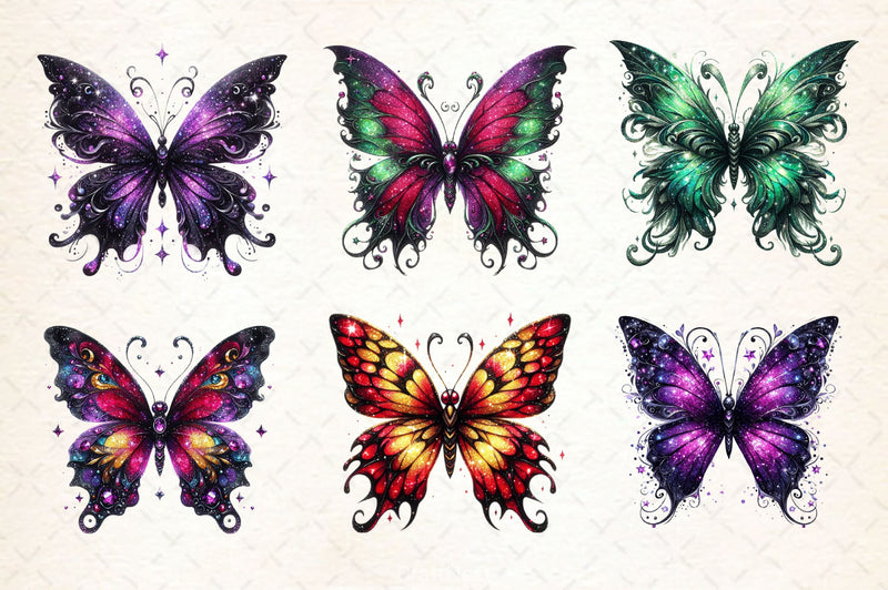 Butterflies Butterfly Clipart Bundle - CraftNest - Digital Crafting and Art