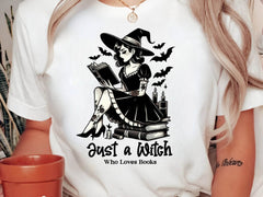 Just A Witch Who Loves Books Halloween Clipart Bundle - CraftNest - Digital Crafting and Art