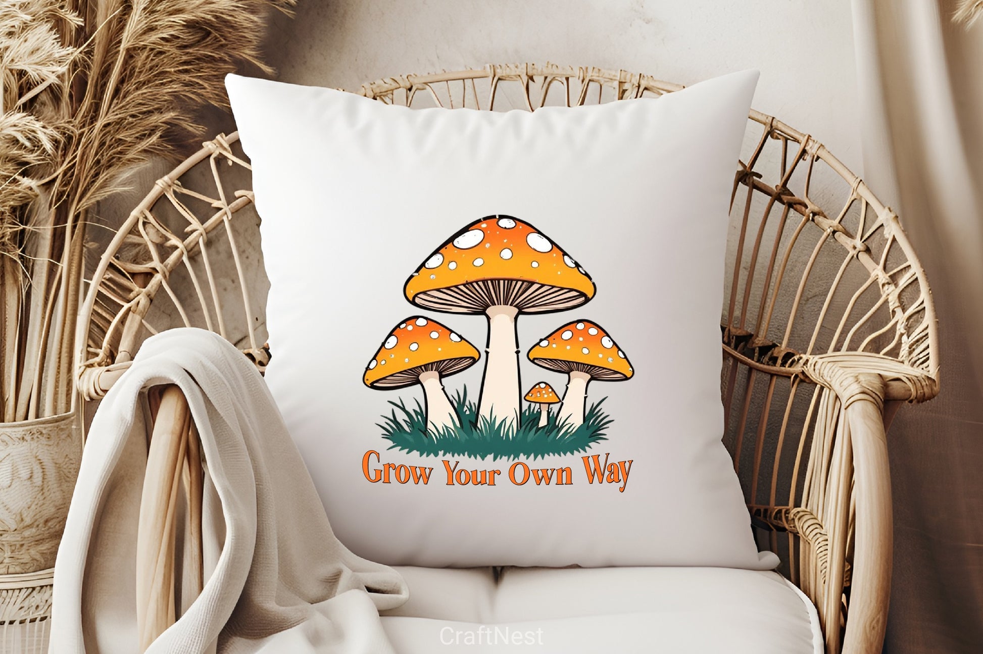 Grow Your Own Way Mushroom Clipart Bundle - CraftNest - Digital Crafting and Art