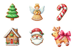 Christmas Cookies Clipart Bundle: Art Graphics & Sweet Treats - CraftNest - Digital Crafting and Art