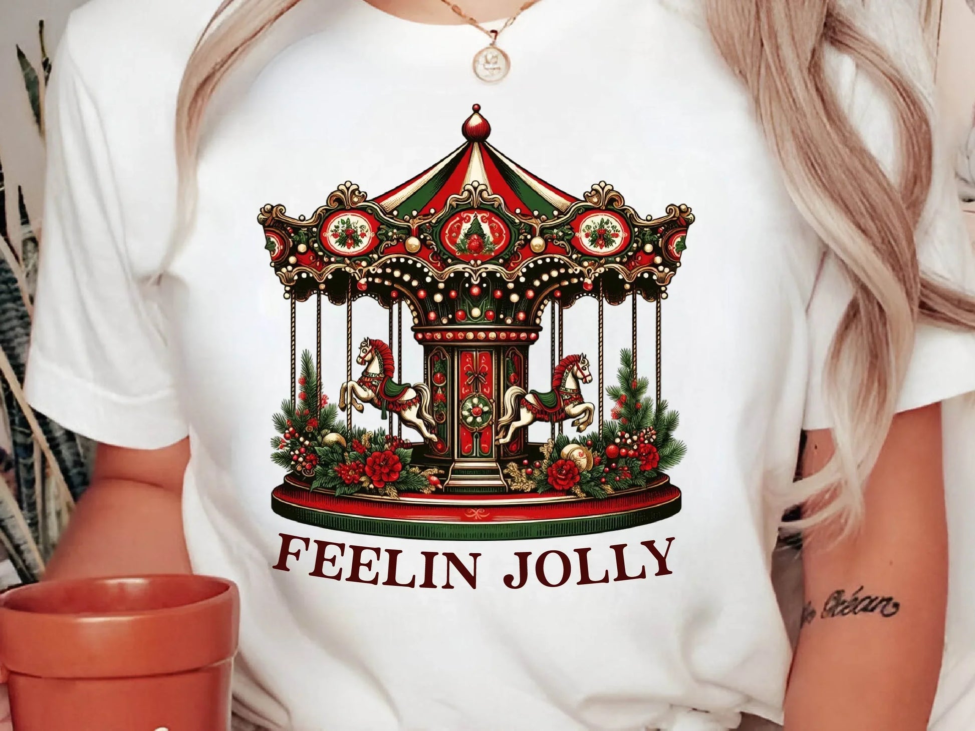 Merry Christmas Go Round Animal Christma Clipart Bundle - CraftNest - Digital Crafting and Art