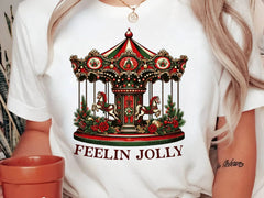 Merry Christmas Go Round Animal Christma Clipart Bundle - CraftNest - Digital Crafting and Art