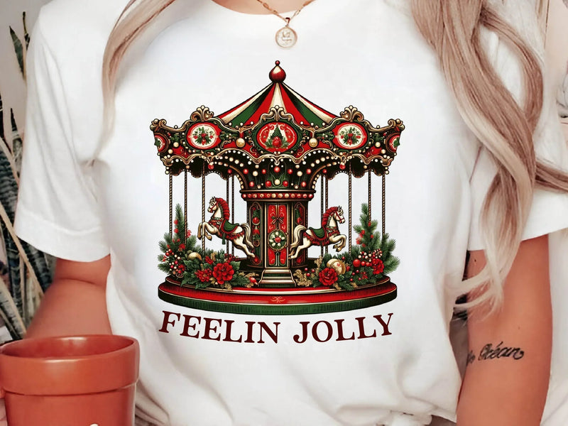 Merry Christmas Go Round Animal Christma Clipart Bundle - CraftNest - Digital Crafting and Art