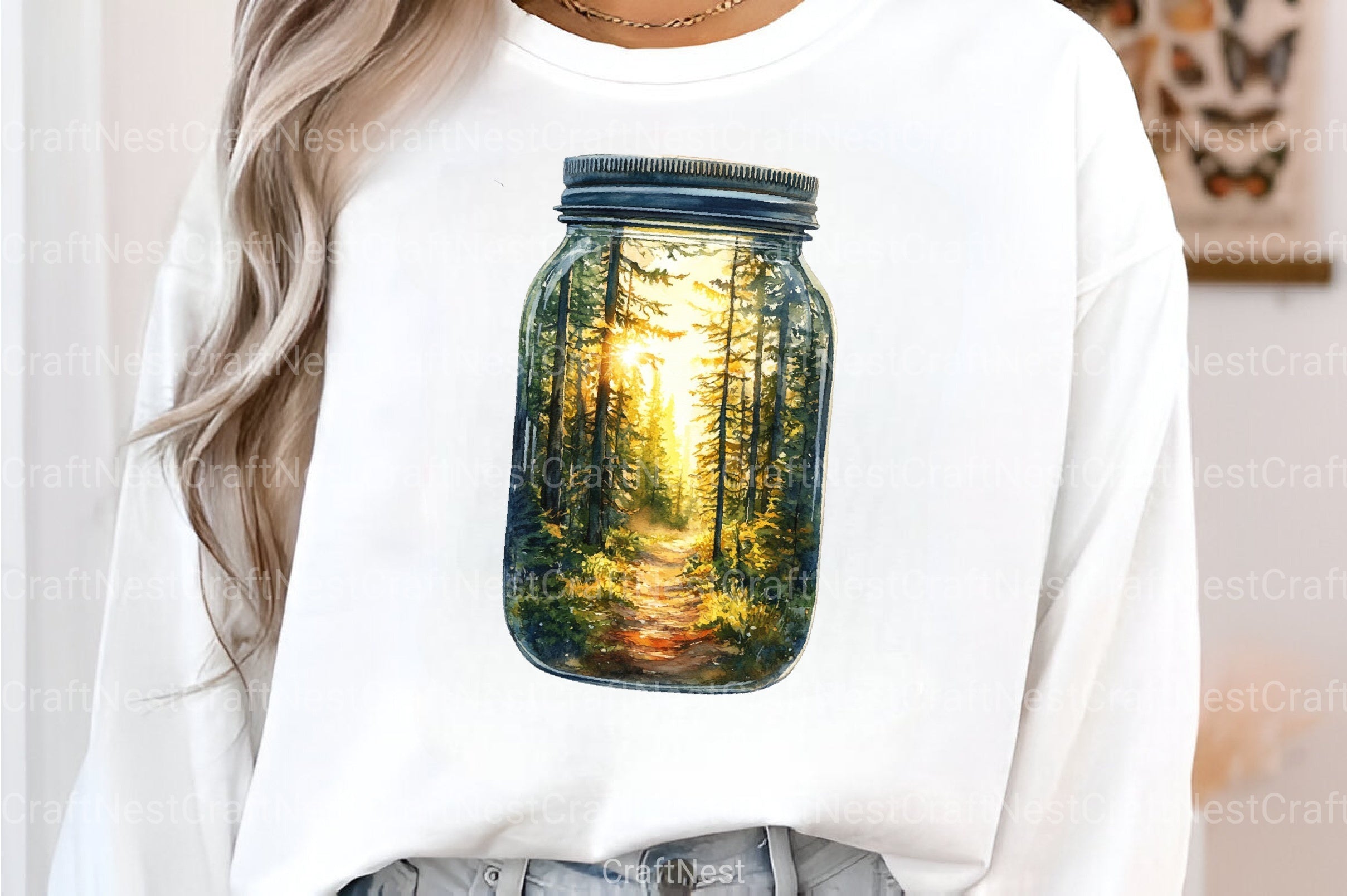 Fall Mason Jar Design Clipart Bundle - CraftNest - Digital Crafting and Art