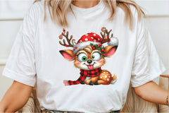 Funny Reindeer Clipart Bundle - CraftNest - Digital Crafting and Art