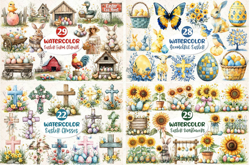 Happy Easter Huge SVG Bundle - CraftNest - Digital Crafting and Art