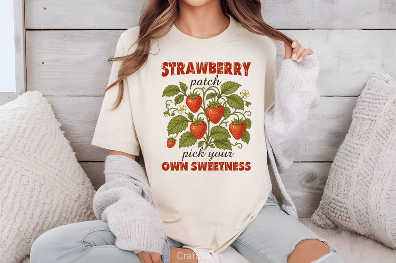 Strawberry Patch Clipart Bundle - CraftNest - Digital Crafting and Art