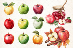 Apples Clipart Bundle 1 - CraftNest - Digital Crafting and Art