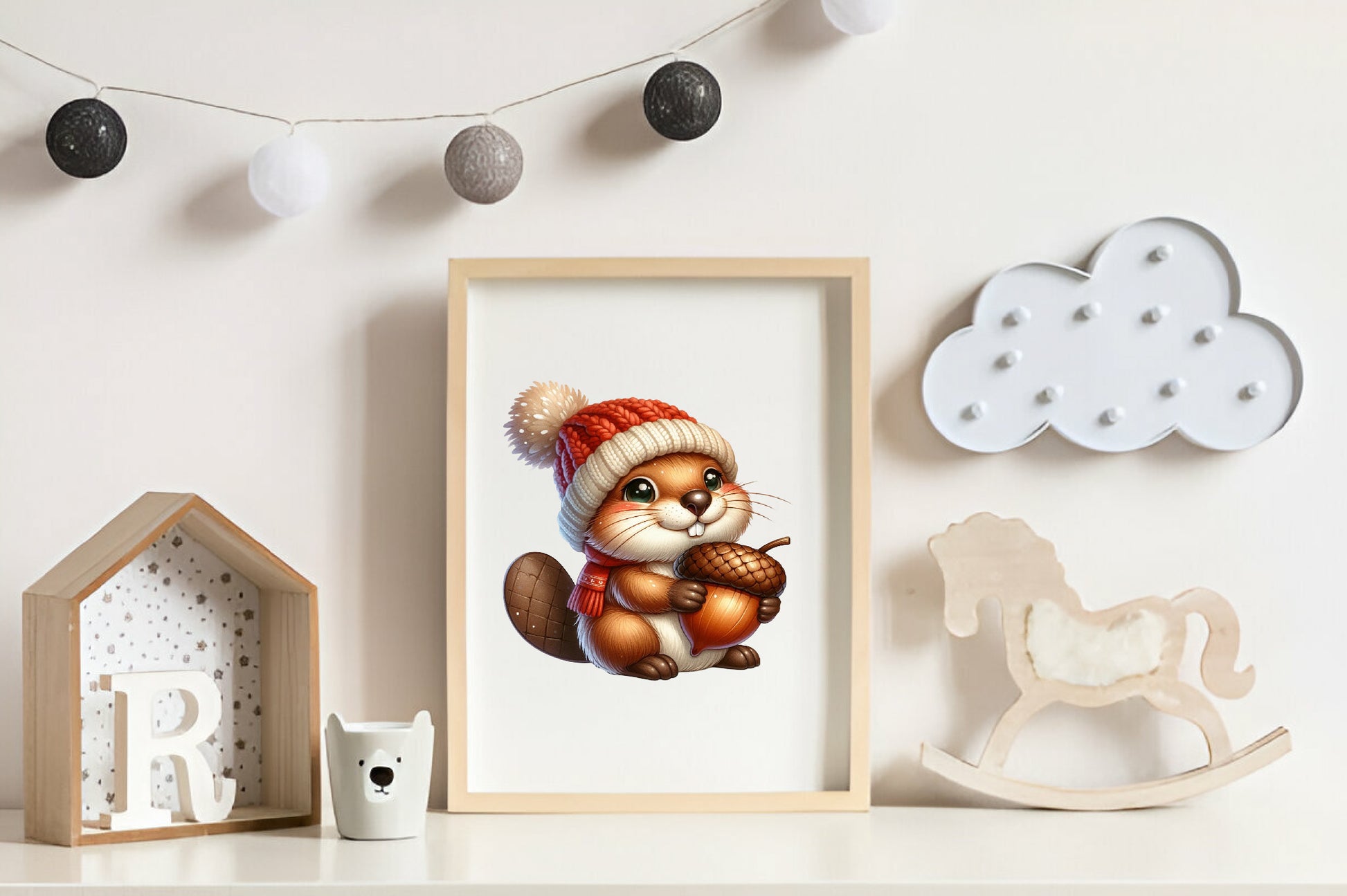 Autumn Cute Beaver Clipart Bundle - CraftNest - Digital Crafting and Art