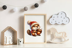 Autumn Cute Beaver Clipart Bundle - CraftNest - Digital Crafting and Art