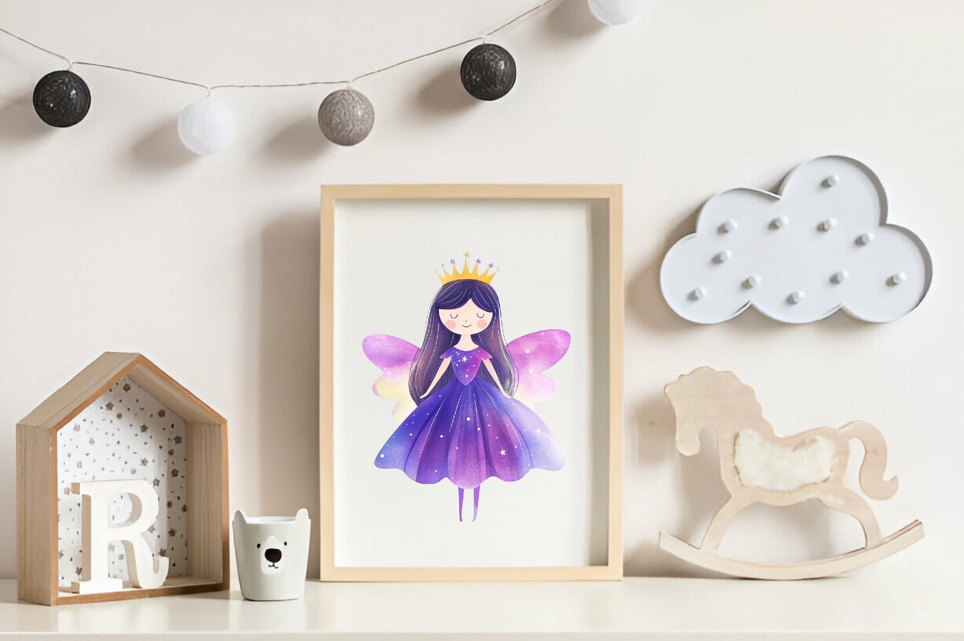 Magical Garden Purple Fairies Clipart Bundle 1 - CraftNest - Digital Crafting and Art