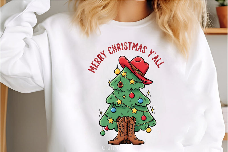 Merry Christmas Y'All Clipart Bundle 2 - CraftNest - Digital Crafting and Art