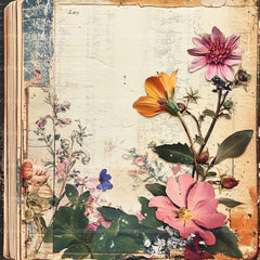 Vintage Floral Collage Clipart Bundle - CraftNest - Digital Crafting and Art