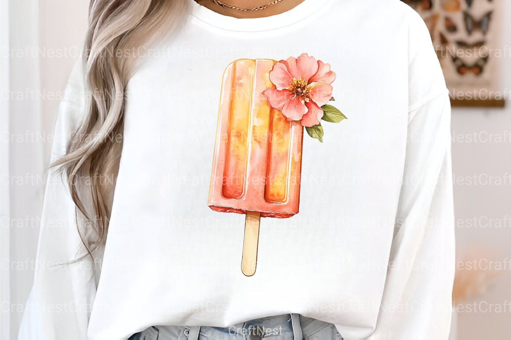 Cute Peaches Garden Fruit Clipart Bundle 2 - CraftNest - Digital Crafting and Art