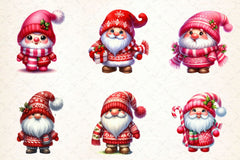 Christmas Gnomes Clipart Bundle 11 - CraftNest - Digital Crafting and Art