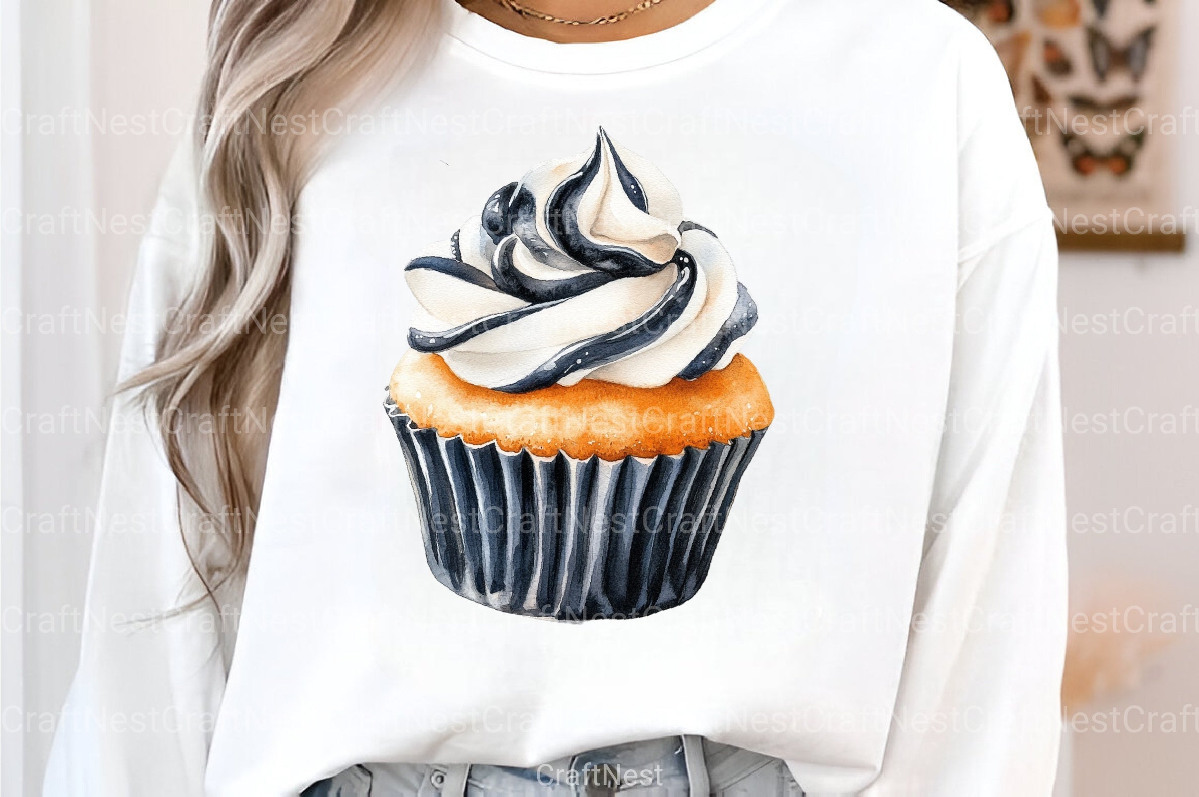 Black and White Christmas Clipart Bundle: Monochrome Winter Holiday Decor - CraftNest - Digital Crafting and Art