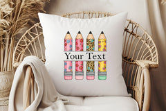 Pencil Trio Monogram Frame Clipart Bundle - CraftNest - Digital Crafting and Art