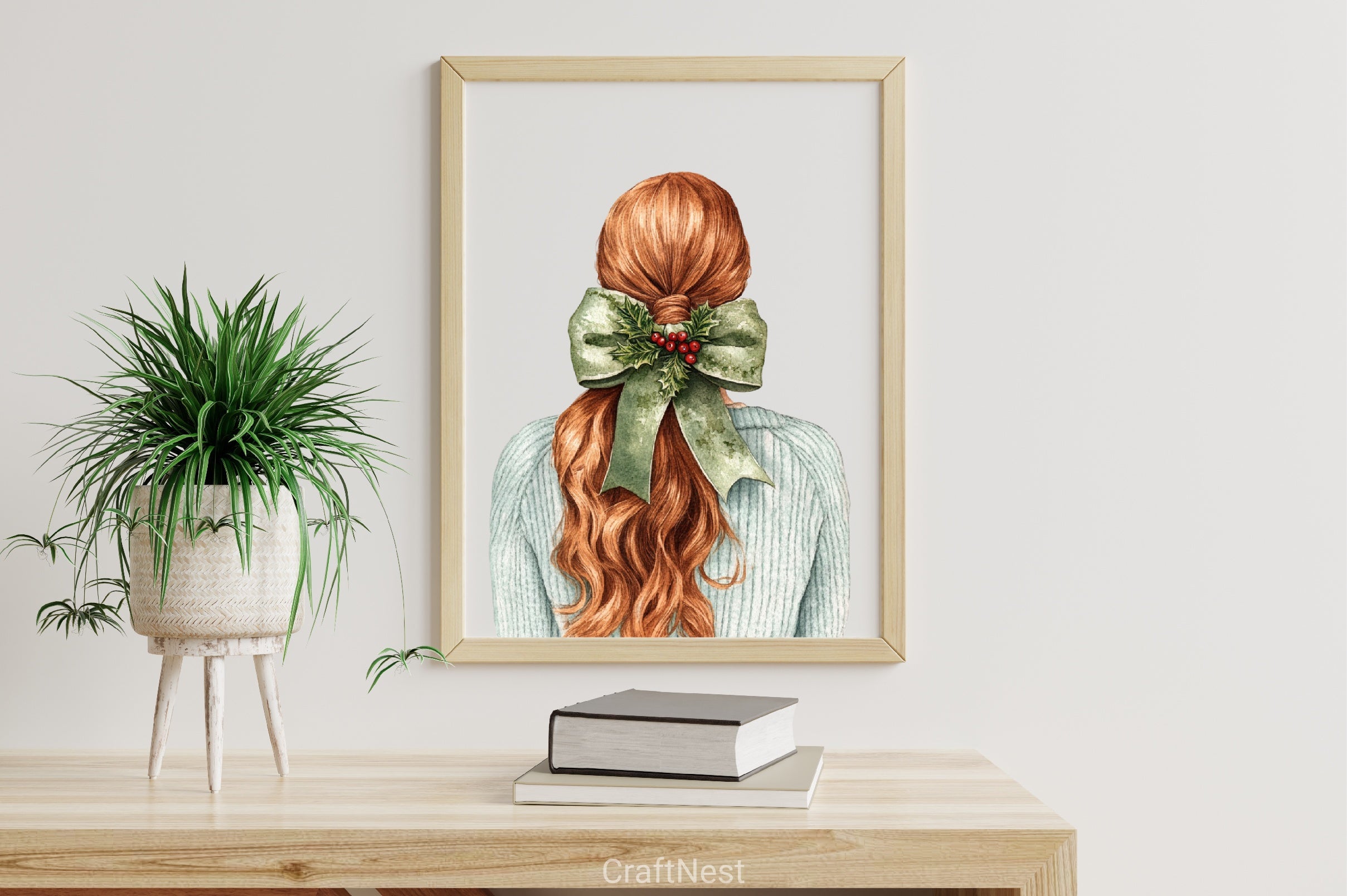 Mint & Pink Christmas Clipart Bundle - CraftNest - Digital Crafting and Art