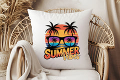 Vibrant Summer Vibes Clipart Bundle - CraftNest - Digital Crafting and Art