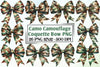 Camo Coquette Bow Clipart Bundle