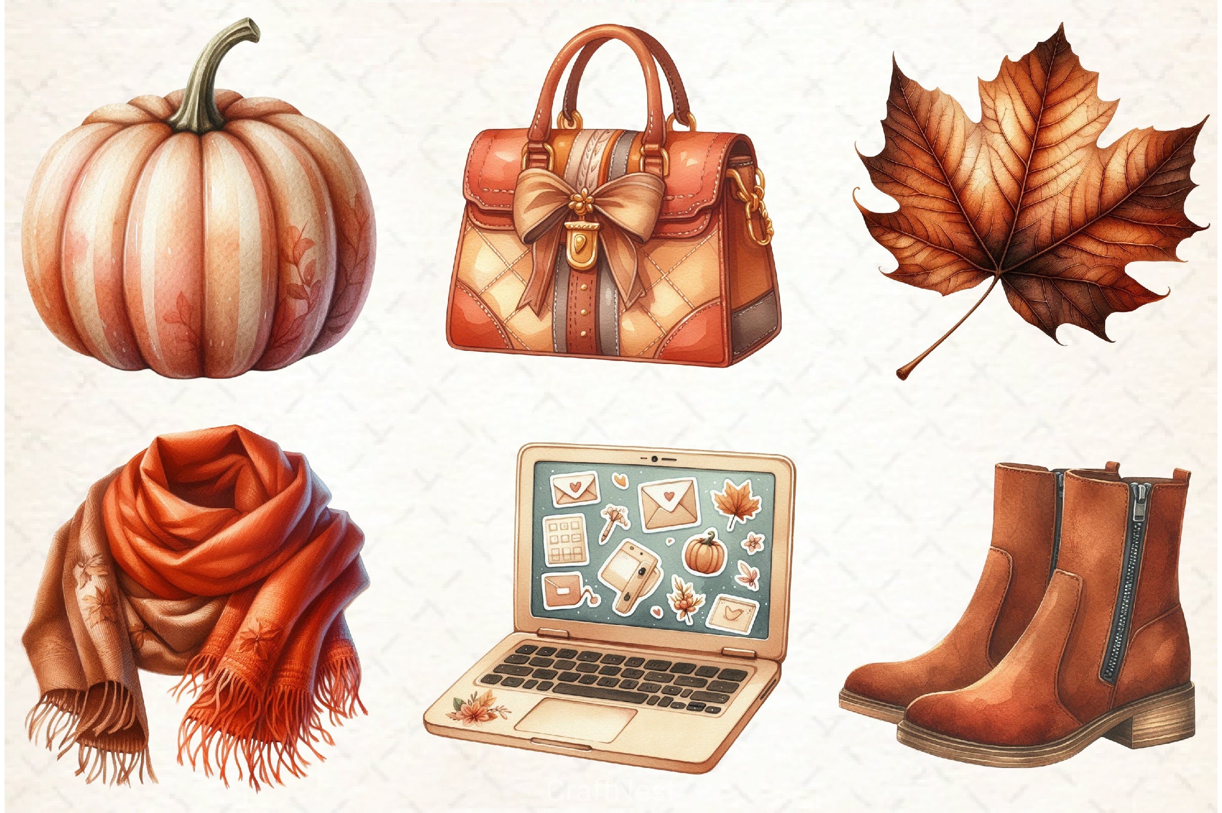 Autumn Clipart Bundle 9 - CraftNest - Digital Crafting and Art