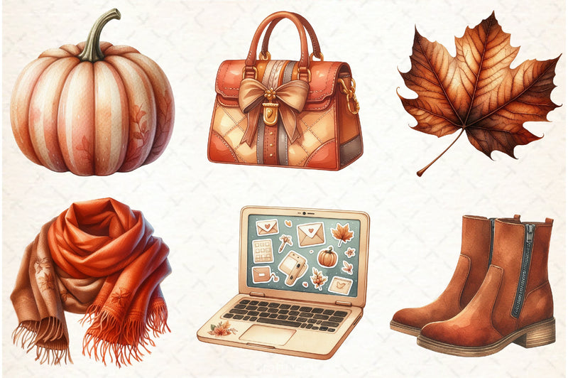 Autumn Clipart Bundle 9 - CraftNest - Digital Crafting and Art