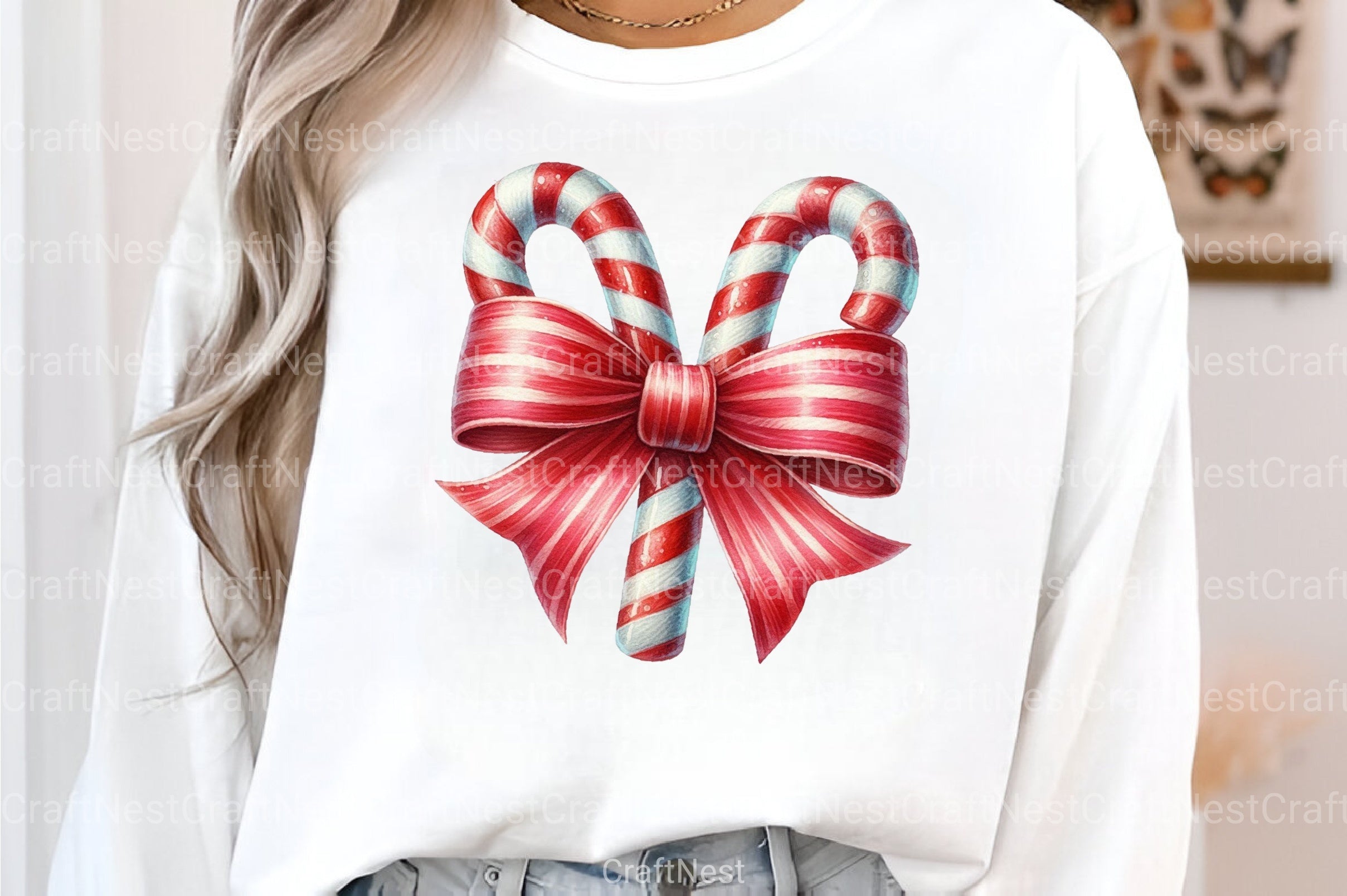 Christmas Wreaths & Bows Clipart Bundle - CraftNest - Digital Crafting and Art