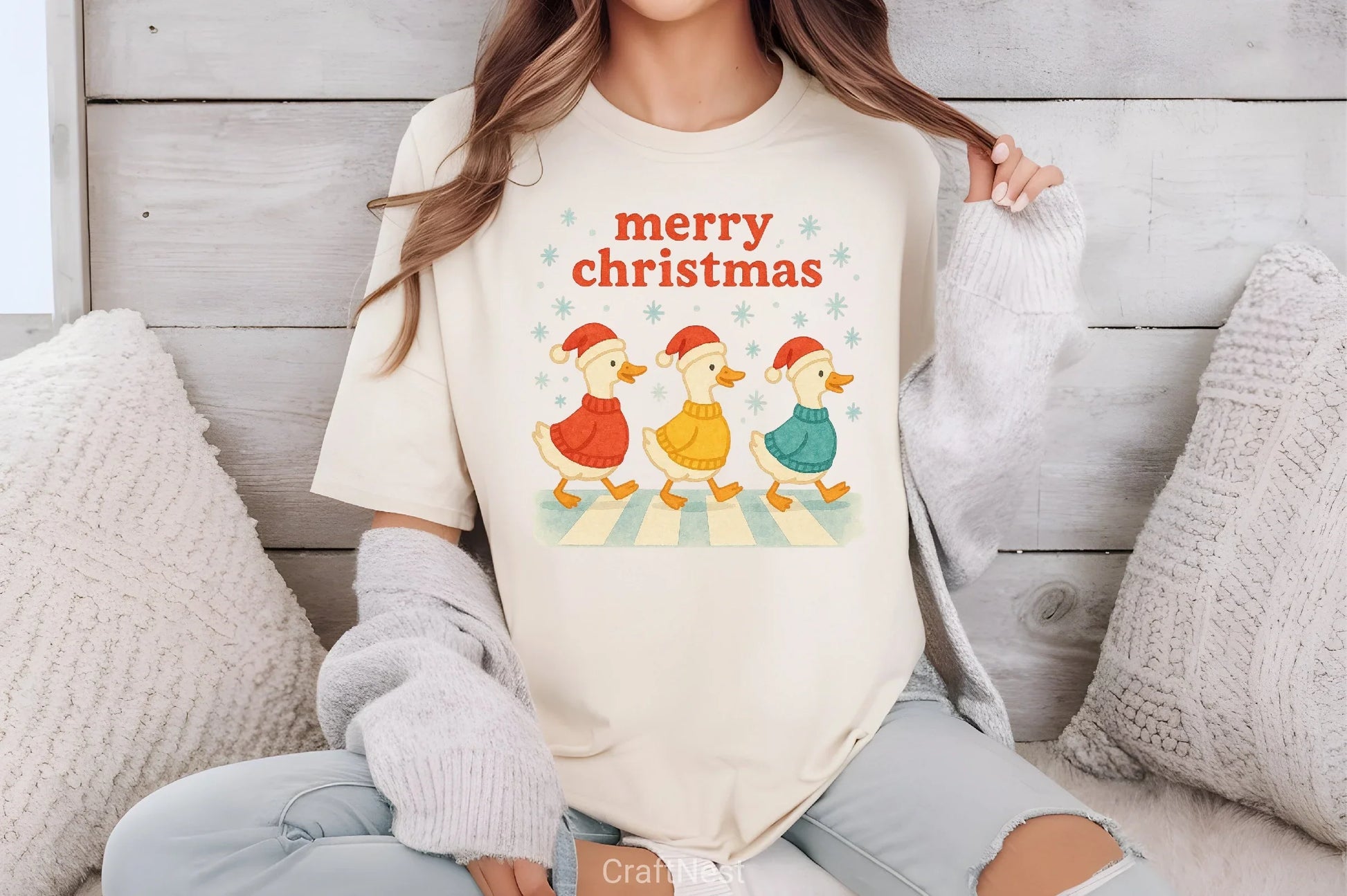 Merry Christmas Goose Clipart Bundle - CraftNest - Digital Crafting and Art