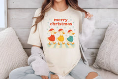 Merry Christmas Goose Clipart Bundle - CraftNest - Digital Crafting and Art