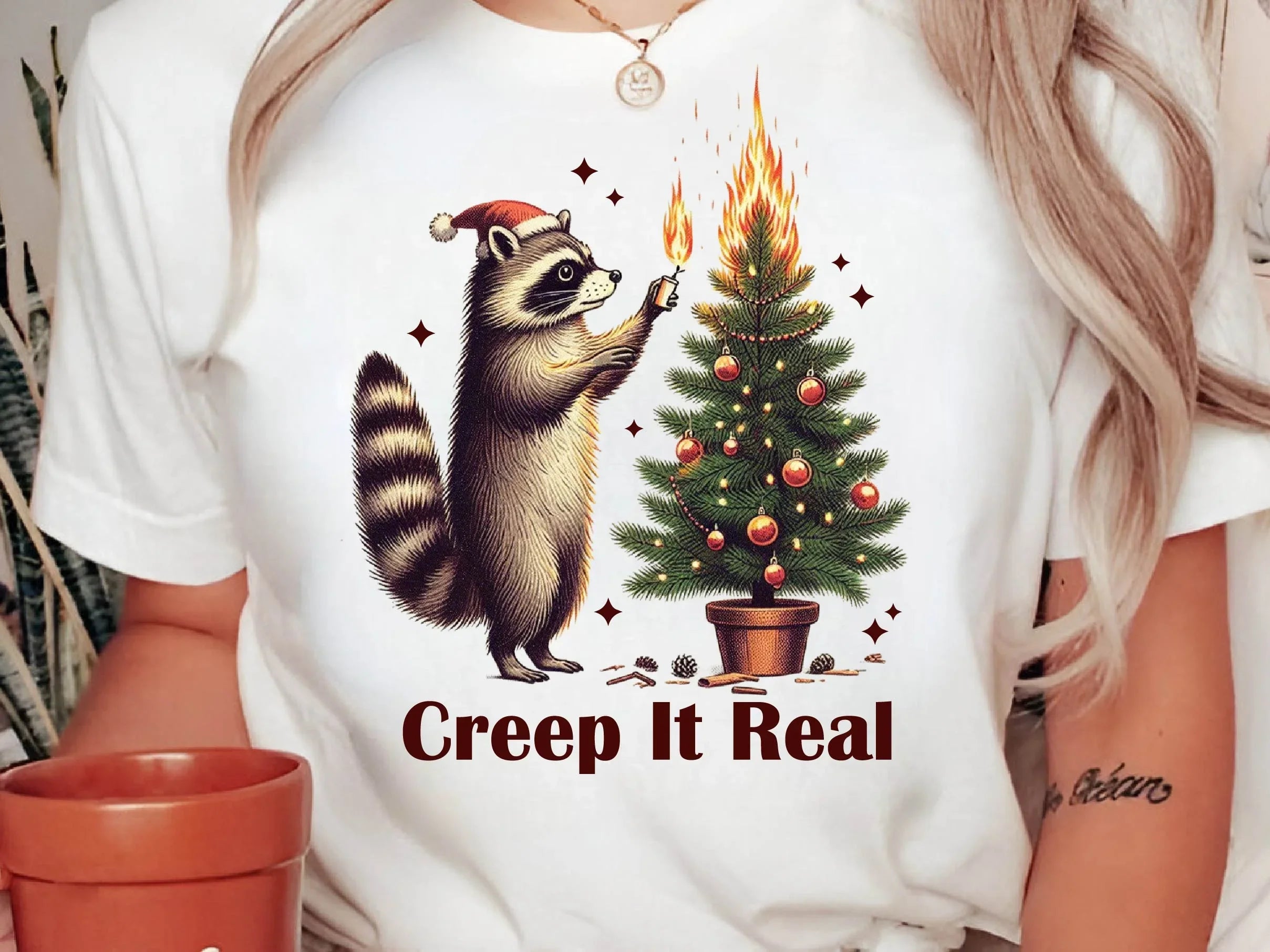 Raccoon Winter Animal Christmas Clipart Bundle - CraftNest - Digital Crafting and Art