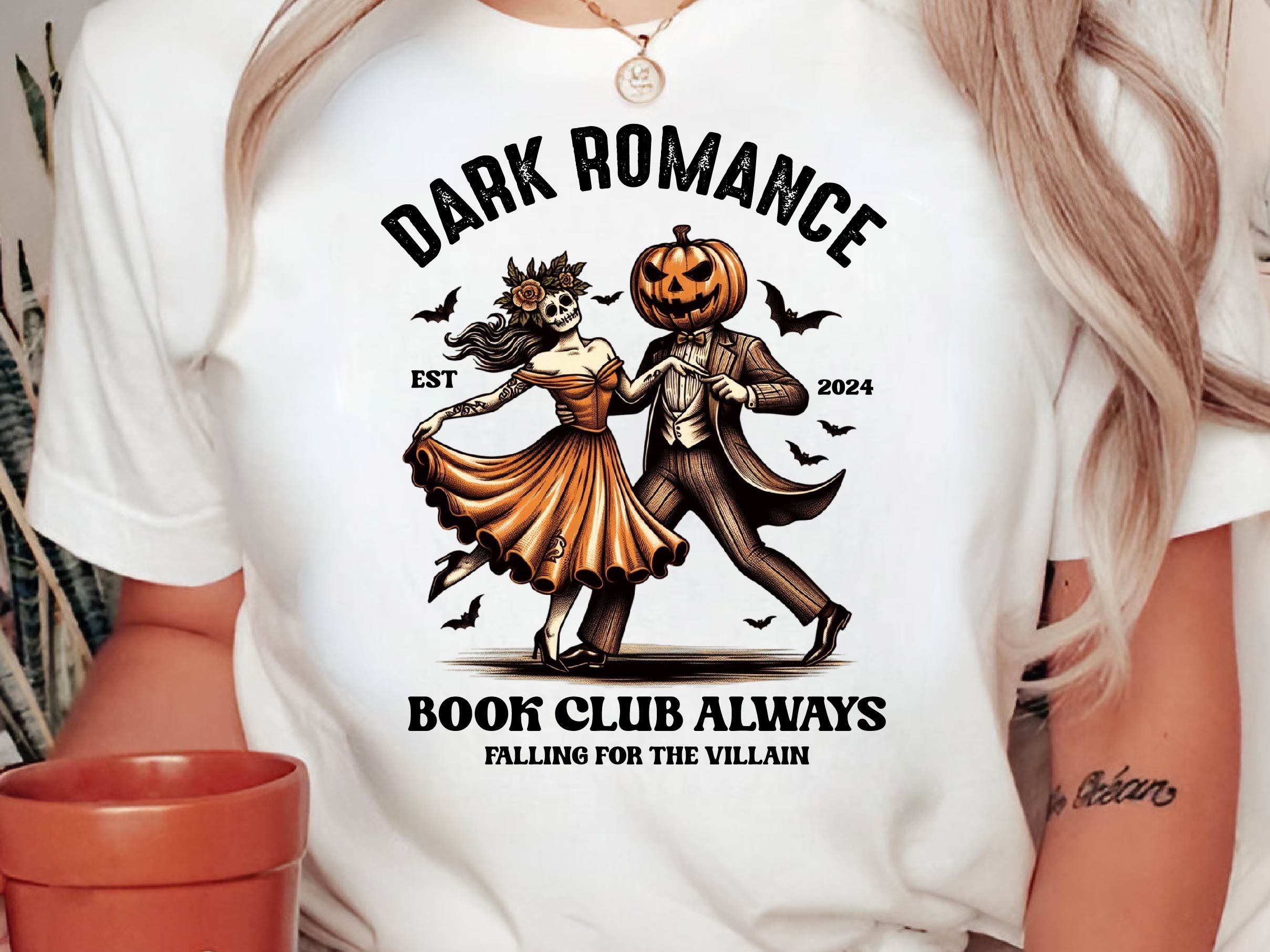 Dark Romance Book Club Vintage Halloween Clipart Bundle - CraftNest - Digital Crafting and Art