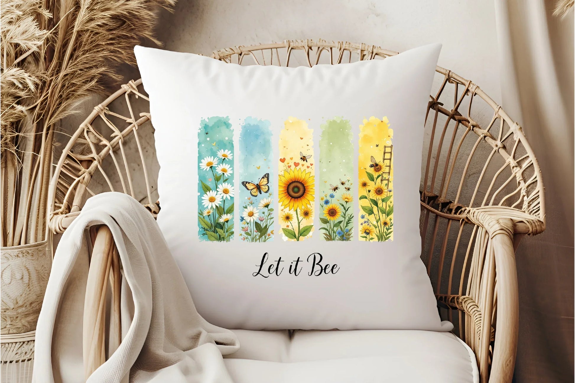 Let It Bee Positivity Spring Summer Clipart Bundle - CraftNest - Digital Crafting and Art