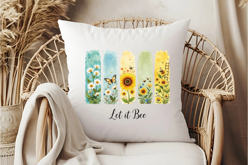 Let It Bee Positivity Spring Summer Clipart Bundle - CraftNest - Digital Crafting and Art