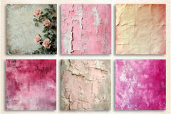Seamless Blush Pink Grunge Backgrounds - CraftNest - Digital Crafting and Art