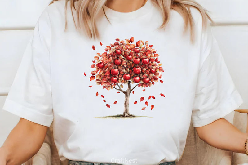 Falling Apples Clipart Bundle - CraftNest - Digital Crafting and Art