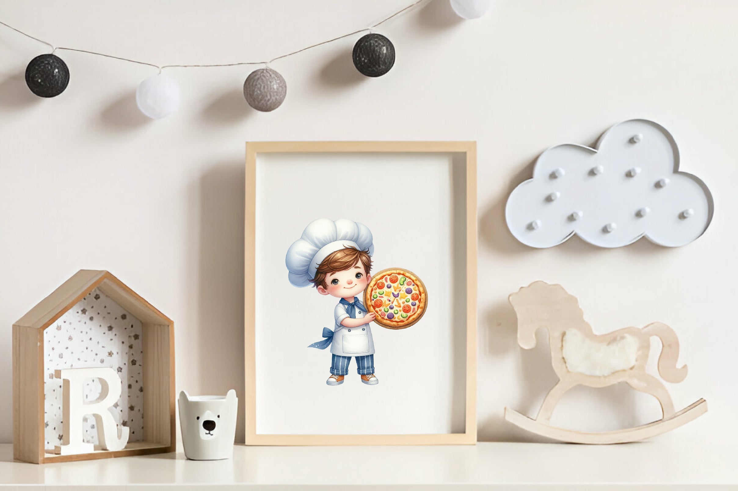 Cute Little Chef Cooking Clipart Bundle - CraftNest - Digital Crafting and Art