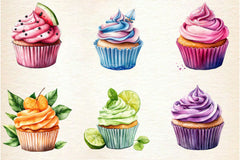 Summer Cupcake Clipart Bundle 2 - CraftNest - Digital Crafting and Art