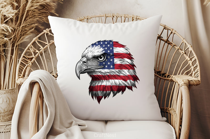 Eagle USA Flag 4th of July Clipart Bundle - CraftNest - Digital Crafting and Art